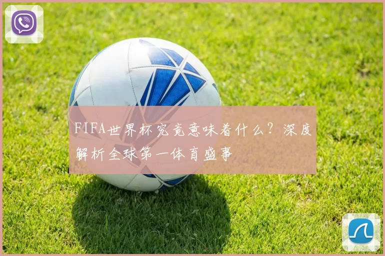 FIFA世界杯究竟意味着什么?深度解析全球第一体育盛事
