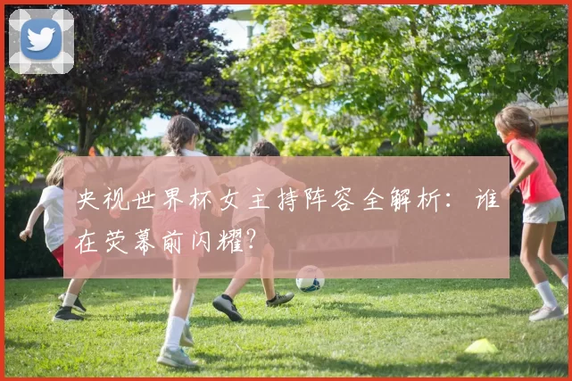 央视世界杯女主持阵容全解析：谁在荧幕前闪耀？