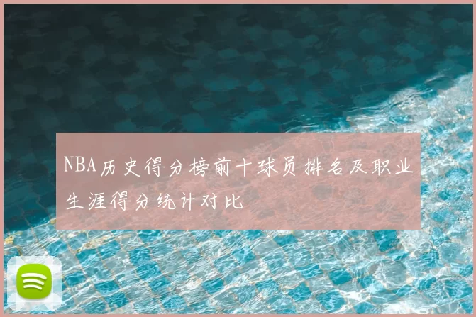 NBA历史得分榜前十球员排名及职业生涯得分统计对比