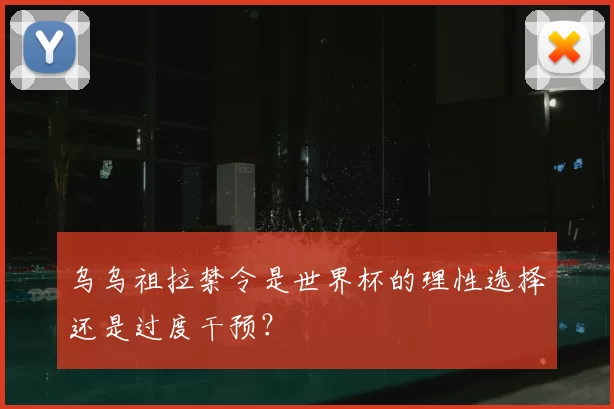乌乌祖拉禁令是世界杯的理性选择还是过度干预?