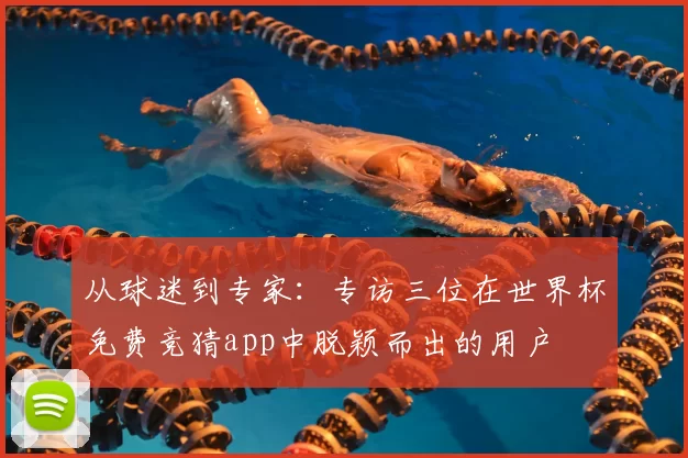 从球迷到专家:专访三位在世界杯免费竞猜app中脱颖而出的用户
